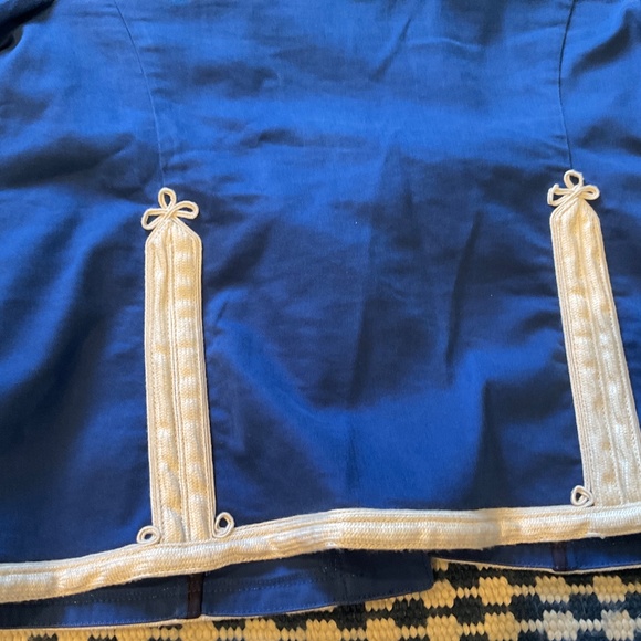 Boden Royal Blue Military Jacket with Contrast Trim – Size 12 - Picture 13 of 14